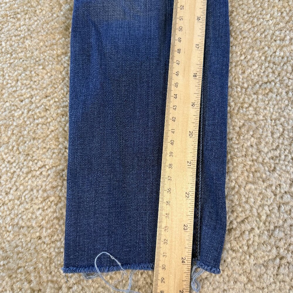 Madewell Roadtripper 10 Inch High Rise Skinny Jeans Womens Size 24 Blue F596 - Picture 12 of 14